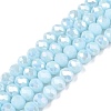 Electroplate Glass Beads Strands LS-EGLA-A044-P6mm-B06-1