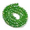 Baking Electroplate Glass Beads Strands DGLA-A039-J6MM-B11-2