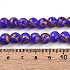 Baking Paint Glass Beads Strands DGLA-N010-8mm-06-4