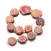 Natural Druzy Quartz Crystal Beads Strands G-F582-A10-2