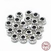 Thailand 925 Sterling Silver European Beads STER-T002-42AS-3