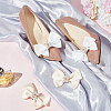   2 Pairs 2 Colors Polyester Bowknot Bridal Shoe Decoration DIY-PH0020-72-5