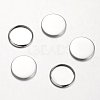 Tarnish Resistant Stainless Steel Plain Edge Bezel Cups STAS-M226-03B-5