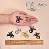 36Pcs Flying Dragon Charms Pendant Tibetan Style Alloy Charm Animal Pendants Mixed Color for Jewelry Handmade Making JX315A-7