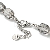 Glass Beaded Necklaces NJEW-K259-04-4
