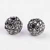 Metal Alloy Rhinestones Beads ALRI-B032-1-1