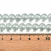 Baking Paint Transparent Glass Beads Strands DGLA-N006-8mm-08-4