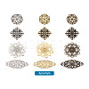  Jewelry Iron & Alloy Filigree Joiners Links FIND-PJ0001-02-7