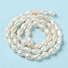Natural Keshi Pearl Beads Strands PEAR-E018-66-3