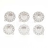 Non-Tarnish 304 Stainless Steel Stud Earring Findings X-STAS-S079-34B-3
