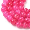 Dyed Natural Malaysia Jade Beads Strands G-G021-02C-24-3