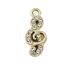 Alloy Rhinestone Pendants PALLOY-P308-02KCG-1