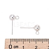 925 Sterling Silver Stud Earring Findings STER-S002-50-3