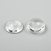 Transparent Glass Cabochons X-GGLA-R026-12mm-2