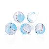 Transparent Handmade Blown Glass Globe Beads X-GLAA-T012-33B-06-1