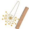 304 Stainless Steel Sun Shape Hanging Suncatcher HJEW-JM05031-01-3
