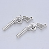 Tibetan Style Alloy Pendants X-TIBE-R316-118AS-RS-2