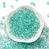 3/0 Baking Paint Transparent Colours Glass Round Beads SEED-L011-13A-03-2