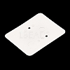 50Pcs Rectangle Paper Flower Print Earring Display Cards X1-CDIS-M008-01D-3