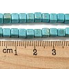 Dyed Synthetic Turquoise Beads Strands G-G075-B02-03-5
