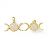 Natural Rose Quartz Pendants G-H283-02D-2