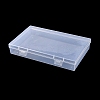 (Defective Closeout Sale: Scratched) Transparent Plastic Box CON-XCP0002-33-2