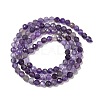 Natural Amethyst Beads Strands G-A252-A03-01-3