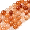 Natural Carnelian Beads Strands G-N0006-10mm-17-2
