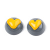Opaque Resin Enamel Cabochons CRES-N031-014-3