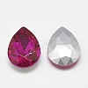 Pointed Back Glass Rhinestone Cabochons RGLA-T081-18x25mm-09-2