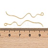 Brass Earring Findings KK-A274-17A-G-3