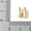 Brass Micro Pave Clear Cubic Zirconia Initial Multi-strand Links KK-S520-01G-14-3