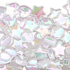 100Pcs 2 Styles  Transparent Acrylic Beads OACR-SC0002-41B-6