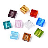 Handmade Silver Foil Lampwork Beads FOIL-S006-12x12mm-M-1