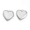 Tarnish Resistant 316 Stainless Steel Locket Pendants A-STAS-K192-09P-2