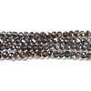 Electroplate Glass Beads Strands EGLA-A034-T4mm-J16-2