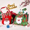 7Pcs 7 Style Christmas Non-woven Fabrics Candy Bags Decorations ABAG-SZ0001-16-6