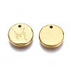 316 Surgical Stainless Steel Charms STAS-S116-418G-G-3