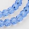 Transparent Glass Bead Strands GLAA-G013-4mm-25-3