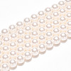 Baking Paint Pearlized Glass Pearl Bead Strands X-HY-N002-4mm-A11-3