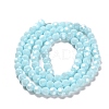 Electroplate Opaque Glass Beads Strands EGLA-A035-P6mm-A10-2