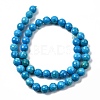 Natural Magnesite Beads Strands G-P598-E-8mm-02-3