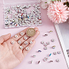 160Pcs 10 Colors Brass Rhinestone Spacer Beads RB-ME0001-02-3