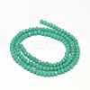 Faceted Rondelle Glass Beads Strands X-GLAA-I033-3mm-09-2
