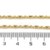 Rack Plating Brass Oval Link Chain Necklace NJEW-A035-06G-02-5