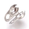 304 Stainless Steel Bead Tips LS-STAS-WH0010-01P-4mm-2