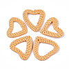 Handmade Reed Cane/Rattan Woven Linking Rings X-WOVE-T006-038B-1