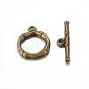 Alloy Toggle Clasps LS-PALLOY-EA9143Y-AB-RS-1