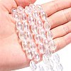 1Strand Electroplate Glass Faceted Teardrop Beads Strands X-EGLA-D015-12x8mm-01-5