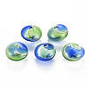 Transparent Handmade Blown Glass Globe Beads X-GLAA-T012-34-1